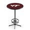Holland Bar Stool Co 42" Black Virginia Tech Pub Table L216B4228VATech - alternate 1